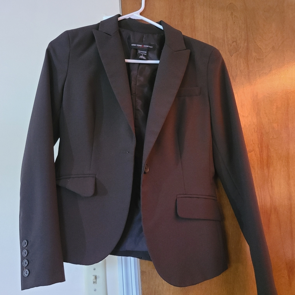Brown blazer